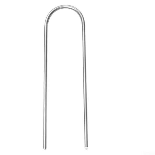 U-förmige Gartenklammern, robuste Zaunrohre für erhöhte Stabilität von Gewächshäusern und Landschaftsprojekten (15 cm), 100 Stück von EasyByMall