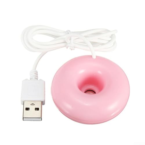 USB-betriebener Mini-Luftbefeuchter, perfekt für Ihren Schreibtisch, schafft eine angenehme Atmosphäre mit automatischer Abschaltung (Rosa) von EasyByMall