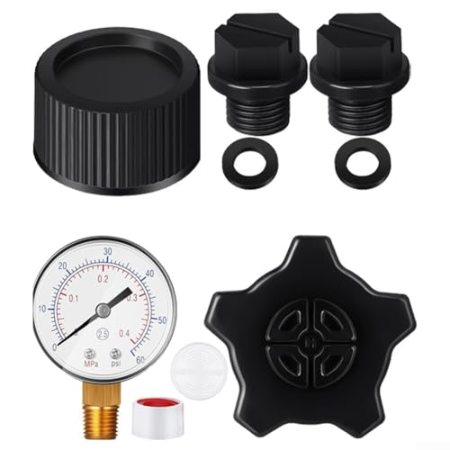 Umfassendes Pool-Wartungsset Ersatzlehre und Ablauf für Sandfilter mit auslaufsicherem Design von EasyByMall