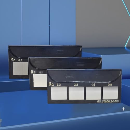 Vertikaler Rauheitsvergleich mit 4 Proben zur umfassenden Bewertung (Flachschleifen) von EasyByMall