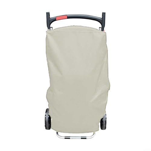 Weber Traveler Allwetter-Gasgrill Abdeckhaube Abdeckhaube Abdeckhaube Wetterschutz (Beige) von EasyByMall
