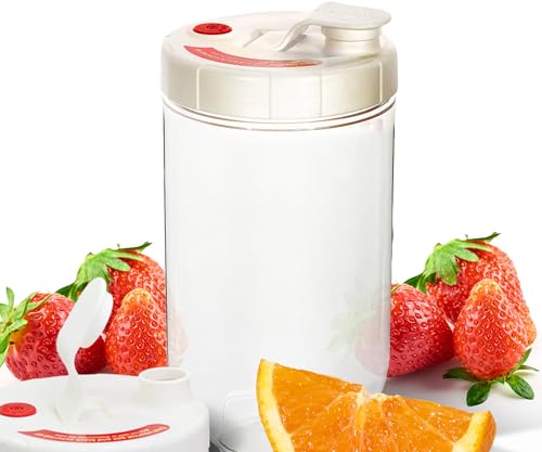 EasyCookAsia Fermentationsbehälter 1.3L | Luftdicht & BPA-Frei | Ideal für die Zubereitung von Kimchi, Sauerkraut und eingelegtem Gemüse | Kompakt und Vielseitig Einsetzbar von EasyCookAsia