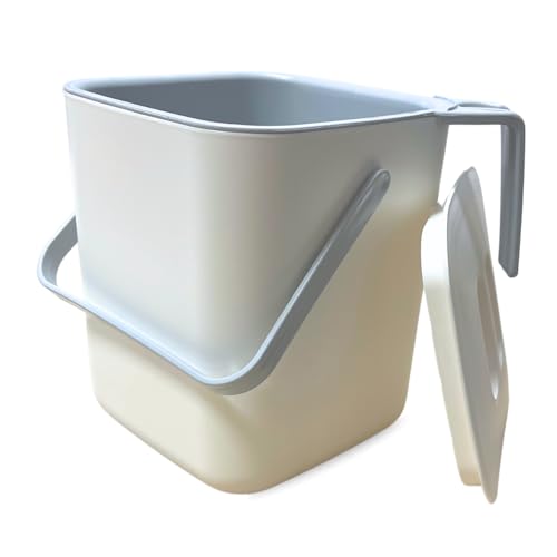 EasyCookAsia Küchen Bio-Mülleimer 5L – Geruchsdichter Komposteimer mit Sieb & Deckel – Spülmaschinenfest – Kompakter Bioabfallbehälter für die Arbeitsplatte EasyCookAsia Küchen Bio-Mülleimer 5L – Geruchsdichter Komposteimer mit Sieb & Deckel – Spülmaschinenfest – Kompakter Bioabfallbehälter für die Arbeitsplatte von EasyCookAsia