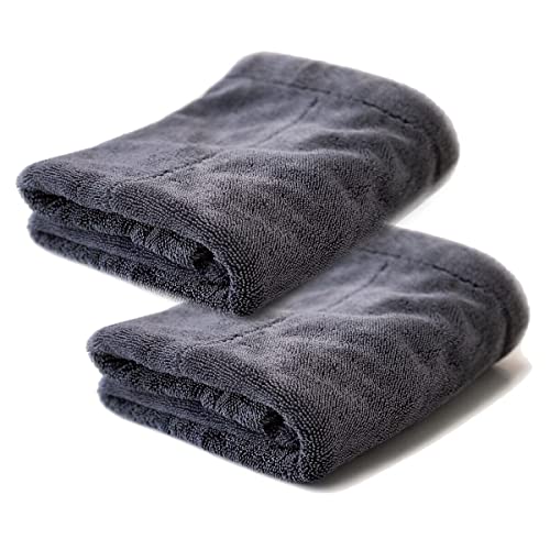 EASYDRY® Auto Trockentuch Fusselfrei Streifenfrei Saugstark Mikrofasertuch Microfaser 2x Tücher 40x40cm + Aufbewahrungstasche (2-Stück_40x40cm)… von EasyDry
