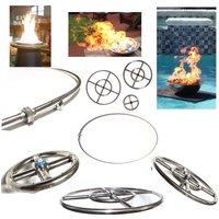 Easyfirepits Lifetime Warranted Marine Grade 316 Edelstahl Diy Outdoor Gas Feuer Ring Brenner von EasyFirePitsCom