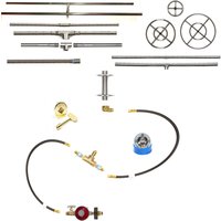 Itck+ Universal Propane In-Table Deluxe Feuerstellen Bausatz - Beinhaltet Brennerwahl, Brenner Befestigungsset, Lp Regulator, Gasschläuche Und Itck+ Universal Propane In-Table Deluxe Feuerstellen Bausatz - Beinhaltet Brennerwahl, Brenner Befestigungsset, Lp Regulator, Gasschläuche Und von EasyFirePitsCom