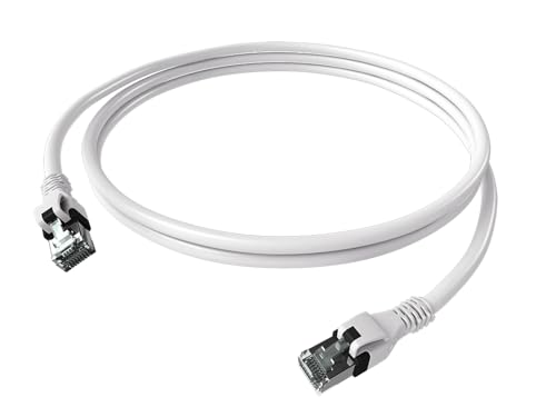 EasyLan DualBoot PushPull IP20 Patchkabel, Kat.6A (Class EA), S/FTP, weiß, 7,5 m von EasyLan