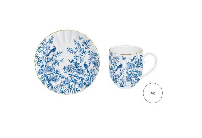 EasyLife Kombiservice Paradise Garden, Porzellan, Handwäsche Empfohlen, Mehrfarbig, Motiv: Blumen und Vogel EasyLife Kombiservice Paradise Garden, Porzellan, Handwäsche Empfohlen, Mehrfarbig, Motiv: Blumen und Vogel von EasyLife