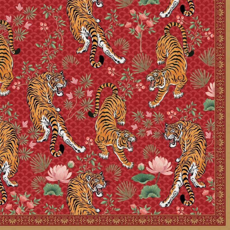 EasyLife Papierserviette 20 Servietten Bengala 33x33cm, (20 St) von EasyLife