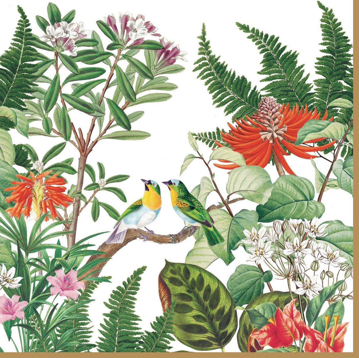 EasyLife Papierserviette 20 Servietten Exotica 33x33cm, (20 St) von EasyLife