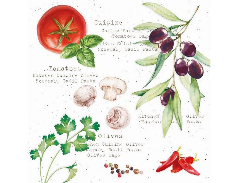 EasyLife Papierserviette 20 Servietten Home & Kitchen 33x33cm, (20 St) von EasyLife