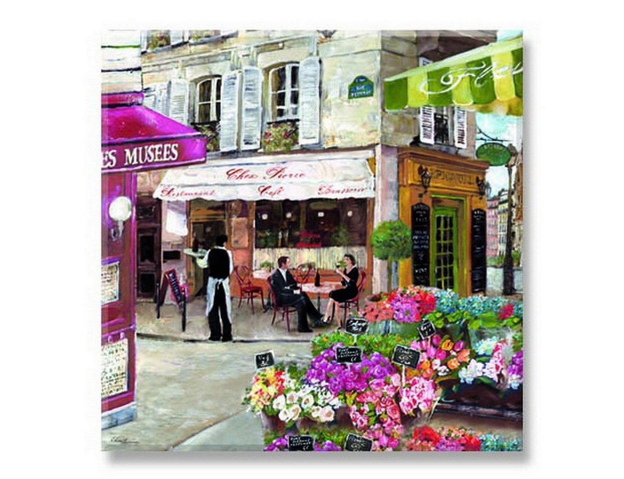 EasyLife Papierserviette 20 Servietten Rues de Paris 33x33cm, (20 St) von EasyLife