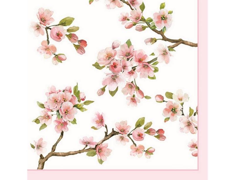 EasyLife Papierserviette 20 Servietten Sakura 33x33cm, (20 St) von EasyLife