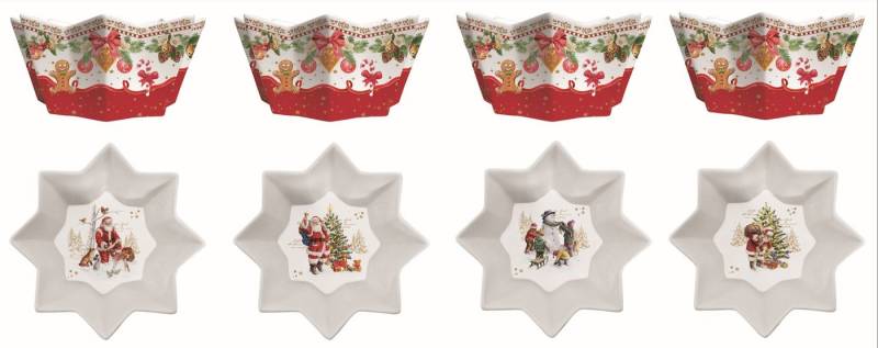 EasyLife Schale CHME1009 - Christmas Memories 4er SET", -11 cm-, (4-tlg) von EasyLife