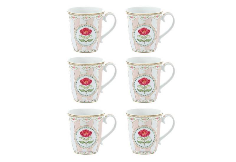 EasyLife Tasse Flowery, Porzellan, Spülmaschinengeeignet, Mehrfarbig, Motiv: Blumen EasyLife Tasse Flowery, Porzellan, Spülmaschinengeeignet, Mehrfarbig, Motiv: Blumen von EasyLife