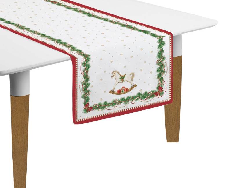 EasyLife Tischläufer MNOE2631 - Magie de Noel, 140 x 45 cm, 100% Baumwolle, 2er SET EasyLife Tischläufer MNOE2631 - Magie de Noel, 140 x 45 cm, 100% Baumwolle, 2er SET von EasyLife