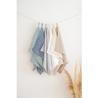 Natürliche Leinen Geschirrtücher - 5Er Set Für Küche Und Gäste Stonewashed Handtücher Perfektes Housewarming Geschenk von EasyLinenCrafts