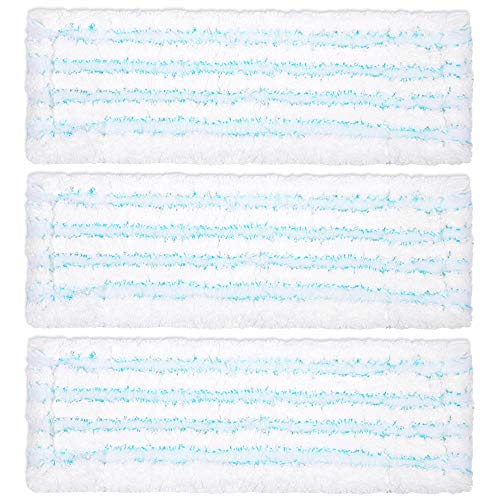 EasyMop Ersatz-Wischbezüge für Profi XL Micro Duo & Cotton Plus Bodenwischer-Stiele - Effiziente Mikrofaser-Bezüge für alle Böden mit starker Wasseraufnahme und Dekontamination, 3er-Pack von EasyMop