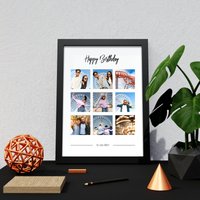 Personalisierte Dekor Gerahmte Foto-Collage Personalisierter Fotorahmen | Personalisiertes Geschenk Geburtstag Einweihungsfeier Für Sie von EasyPersonalised