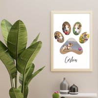 Personalisiertes Dekor A4 Personalized Hausposter Haustierporträt Mit Rahmendruck-Hauswandkunst-Andenkengeschenk von EasyPersonalised