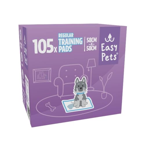 Easypets Welpentrainingspads 105 stück - Hundepads Töpfchentrainingsmatten - geeignet für Hunde - Trainingsunterlagen 105st von Easypets