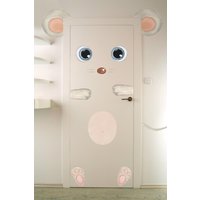 Türaufkleber Maus Kinderzimmergestaltung, Wandtattoo Maus, Babyzimmer Gestaltung, Kinderzimmer Deko von EasySweetHome