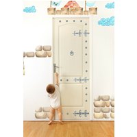 Türaufkleber Schloss Ab 16, 99 Eur Pro Set, Wandtattoo Schloss, Kinderzimmer Jungenzimmer Gestaltung, Deko, Ritter von EasySweetHome