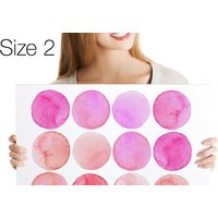 Wandtattoo Aquarell Punkte in Pink Ab 8, 99 Eur - Wandaufkleber, Fliesenaufkleber, Möbelaufkleber Handgemalte Aufkleber von EasySweetHome