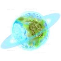 Wandtattoo Fantasieplanet Mit Superkontinent Ab 8, 99 Eur - Kinderzimmer Deko Planeten, Celestial Collection Von Easysweethome von EasySweetHome