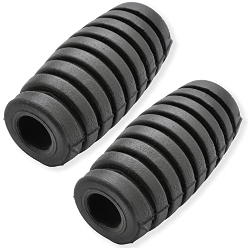 Easyboost 2 Gummis Schalthebel Rund L.40 mm Schalthebelgummi für Schaltmoped 50 Derbi Euro 2-3-4 AM6 Rieju MBK Sherco Yamaha DT XP6 XPS Beta TZR MRT Senda SM-R GPR Gilera SMT Aprilia von Easyboost