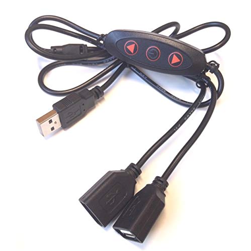 Easycargo USB Lüftersteuerung, Lüfterdrehzahlregler, USB Lüftungs-Controller, 0-5V DC von Easycargo