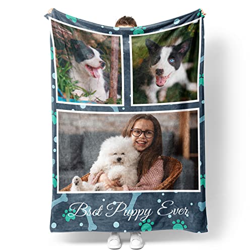 Easycosy Personalisierte Decke mit Foto - 3 Dicken & 280g/m² Flanell - wärmere Fotodecke selbst gestalten Kuscheldecke - Foto Geschenke für Frauen Freundin Schwester Kollegen zu Abschied Geburtstag von Easycosy