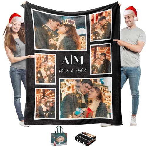 Easycosy personalisierte Decken für Paare Geschenke Benutzerdefinierte Bild werfen Decke Personalisierte Foto werfen für Freundin Ihr Geburtstag Anniversay Ideen 120×150cm von Easycosy