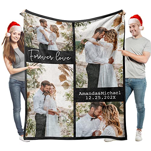 Easycosy personalisierte Decken für Paare Geschenke Benutzerdefinierte Bild werfen Decke Personalisierte Foto werfen für Freundin Ihr Geburtstag Anniversay Ideen 150×200cm Easycosy personalisierte Decken für Paare Geschenke Benutzerdefinierte Bild werfen Decke Personalisierte Foto werfen für Freundin Ihr Geburtstag Anniversay Ideen 150×200cm von Easycosy