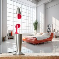 Auffallende Lavalampe Rot Transparent H:36cm TIMMY von Easylight