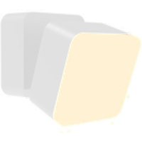 Außenwandleuchte LED IP44 Weiß eckig B: 9 cm klein Alu von Easylight