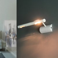 Bilderleuchte Weiß 2x G9 Metall Wand Wohnzimmer von Easylight
