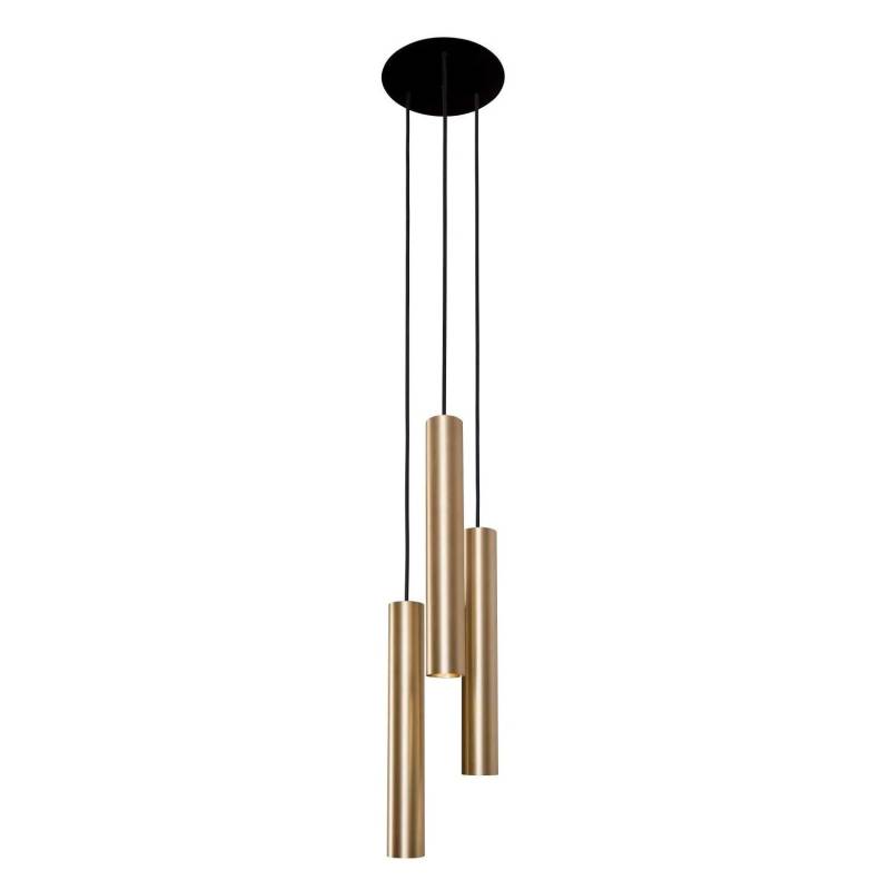 EASYLIGHT Hängeleuchte 3-Flammig GU10 Metall in Messing Schwarz Verstellbar von Easylight