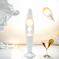 Elegante Lavalampe Weiß klar H:36cm Ø9cm Timmy von Easylight