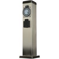 Energiesäule mit Timer 2-fach Garten Terrasse von Easylight