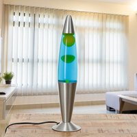 Frische Lavalampe Blau Gelb Retro Design JENNY von Easylight