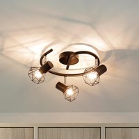 Geometrischer Spot Schwarz Metall Retro vielseitig MIA Geometrischer Spot Schwarz Metall Retro vielseitig MIA von Easylight