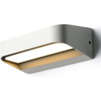 LED Außenwandlampe Aluminium 14,2 cm breit IP54 Weiß von Easylight