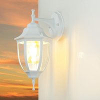 Rustikale Außenleuchte Aluminium Glas Laterne LYON von Easylight