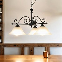 Rustikale Hängelampe verstellbar Schwarz DOROTHEA von Easylight