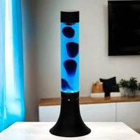 Stylische Lavalampe YVONNE Blau H:38cm dekorativ von Easylight