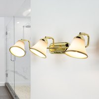 Verstellbare Badezimmerleuchte Wand in Gold GRANDO von Easylight