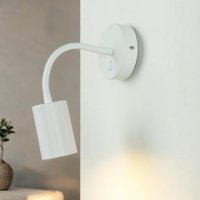 Wandlampe mit Schalter Weiß verstellbar Lesearm GU10 von Easylight
