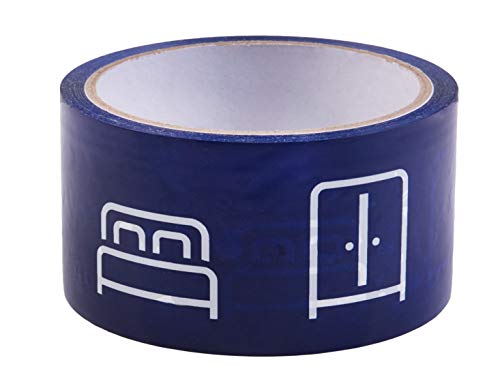 Easymove Umzugsklebeband - Schlafzimmer - 40 m x 50 mm - Selbstklebend - Mit Symbolen zur einfachen Zuordnung - Ideal für Umzüge / Karton-Kennzeichnung / Farbiges Packband / Karton-Aufkleber / B22201 Easymove Umzugsklebeband - Schlafzimmer - 40 m x 50 mm - Selbstklebend - Mit Symbolen zur einfachen Zuordnung - Ideal für Umzüge / Karton-Kennzeichnung / Farbiges Packband / Karton-Aufkleber / B22201 von Easymove