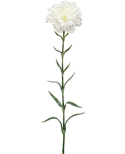 Easyplants Künstliche Blume Nelke 67 cm weiß von Easyplants